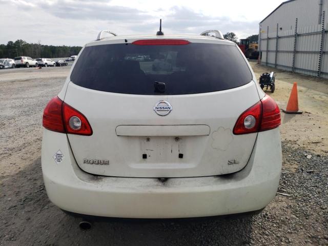 JN8AS58T18W002444 - 2008 NISSAN ROGUE S WHITE photo 6