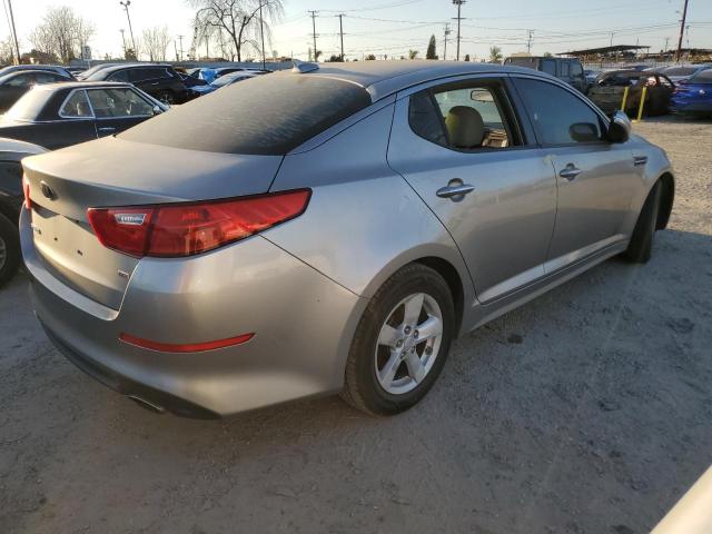 KNAGM4A77E5523223 - 2014 KIA OPTIMA LX SILVER photo 3