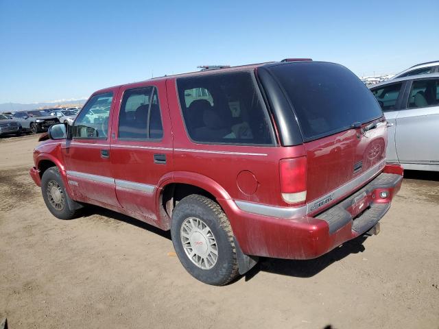 1GKDT13W812151385 - 2001 GMC JIMMY RED photo 2