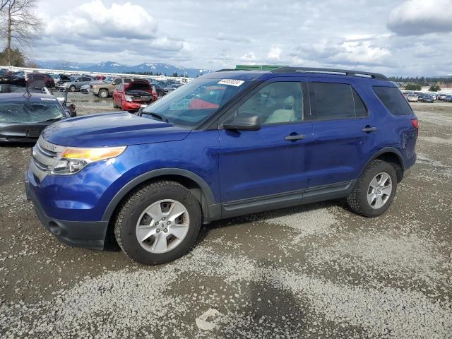 1FM5K8B86EGC38950 - 2014 FORD EXPLORER BLUE photo 1