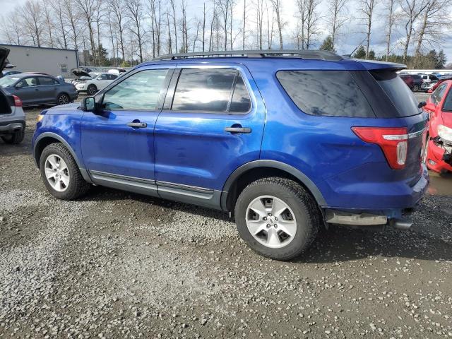 1FM5K8B86EGC38950 - 2014 FORD EXPLORER BLUE photo 2