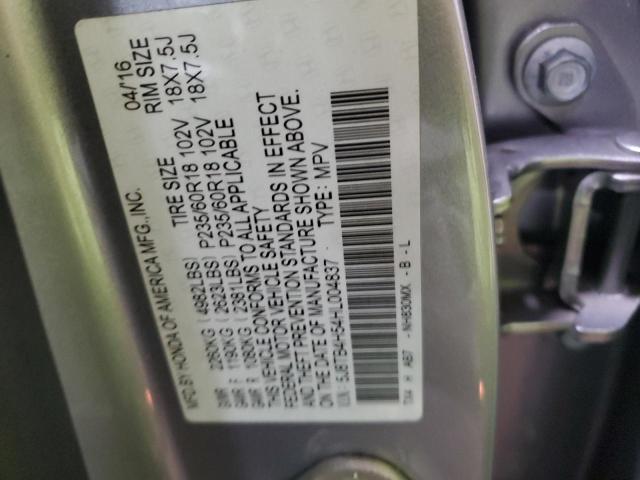 5J8TB4H54HL004837 - 2017 ACURA RDX TECHNOLOGY SILVER photo 14