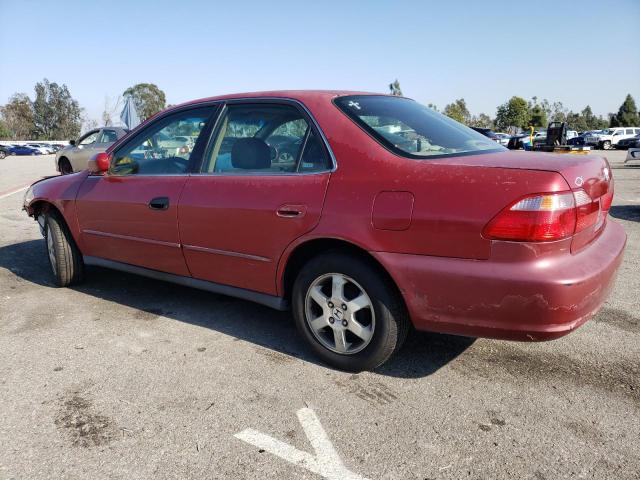 JHMCG6692YC019112 - 2000 HONDA ACCORD SE BURGUNDY photo 2