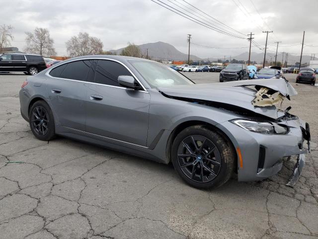 WBY43AW07RFS38250 - 2024 BMW I4 EDRIVE 35 GRAY photo 4