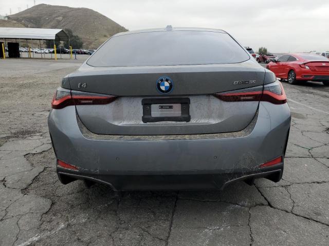 WBY43AW07RFS38250 - 2024 BMW I4 EDRIVE 35 GRAY photo 6