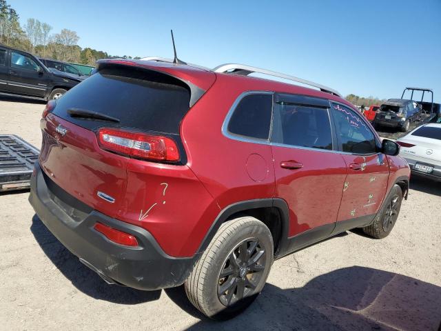 1C4PJLCS6HW644024 - 2017 JEEP CHEROKEE LATITUDE RED photo 3