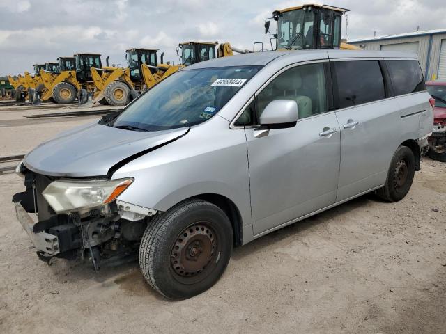 JN8AE2KPXC9032468 - 2012 NISSAN QUEST S SILVER photo 1