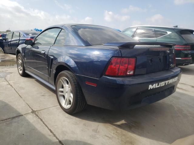 1FAFP40453F332653 - 2003 FORD MUSTANG BLUE photo 2