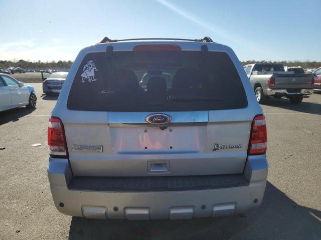 1FMCU4K35BKA87171 - 2011 FORD ESCAPE HYBRID SILVER photo 6