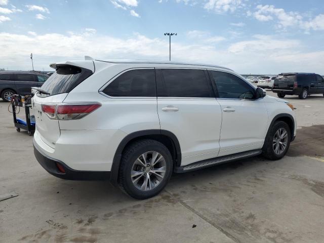 5TDKKRFH2FS112020 - 2015 TOYOTA HIGHLANDER XLE WHITE photo 3