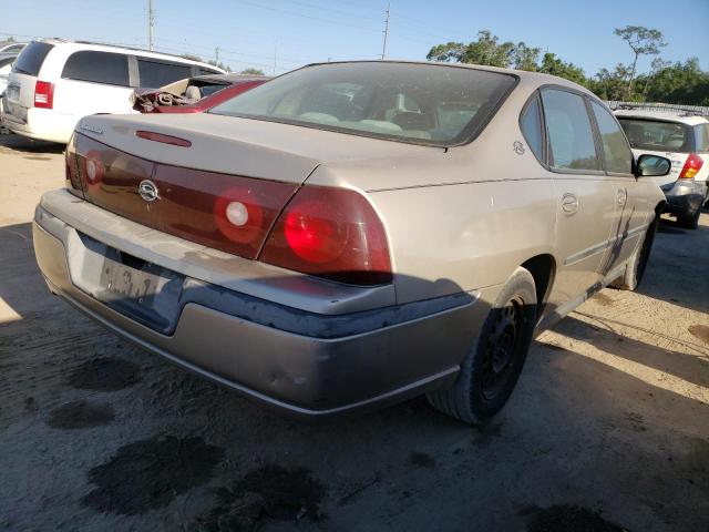 2G1WF52E919266311 - 2001 CHEVROLET IMPALA GOLD photo 3