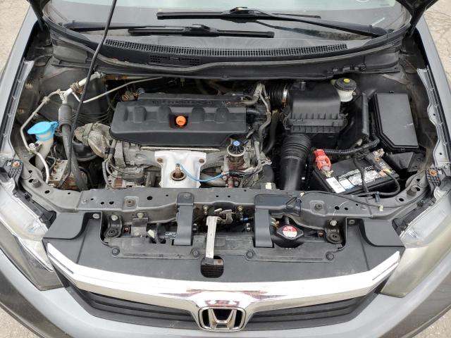 2HGFB2F83CH583579 - 2012 HONDA CIVIC EX GRAY photo 11