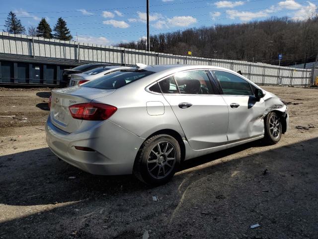 1G1BG5SM6G7264125 - 2016 CHEVROLET CRUZE PREMIER SILVER photo 3