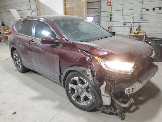 5J6RW2H57KL032490 - 2019 HONDA CR-V EX MAROON photo 4