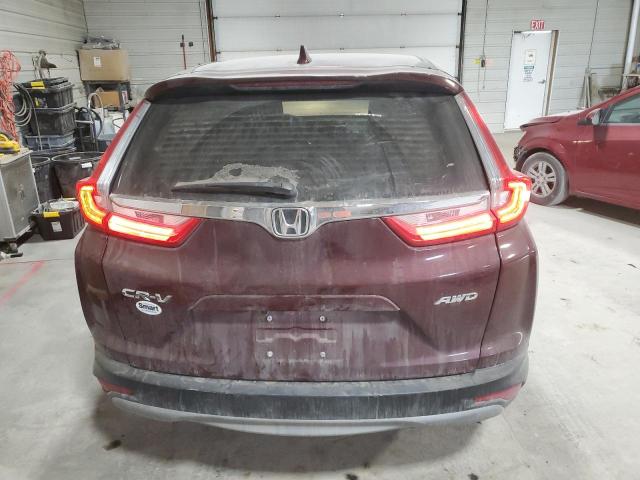 5J6RW2H57KL032490 - 2019 HONDA CR-V EX MAROON photo 6