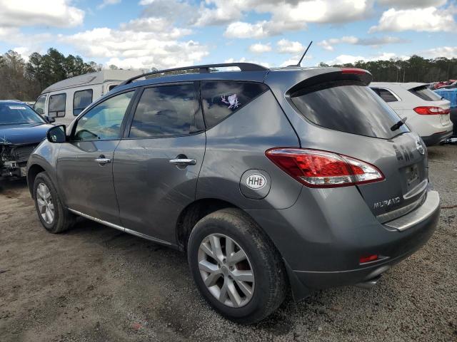 JN8AZ1MU9EW418546 - 2014 NISSAN MURANO S GRAY photo 2