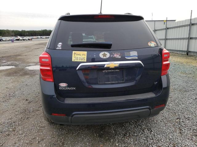 2GNALCEK4H1507787 - 2017 CHEVROLET EQUINOX LT BLUE photo 6