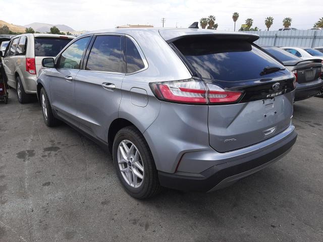 2FMPK4J98NBA17093 - 2022 FORD EDGE SEL SILVER photo 3