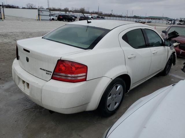 1B3CC4FB5AN133315 - 2010 DODGE AVENGER SXT WHITE photo 3