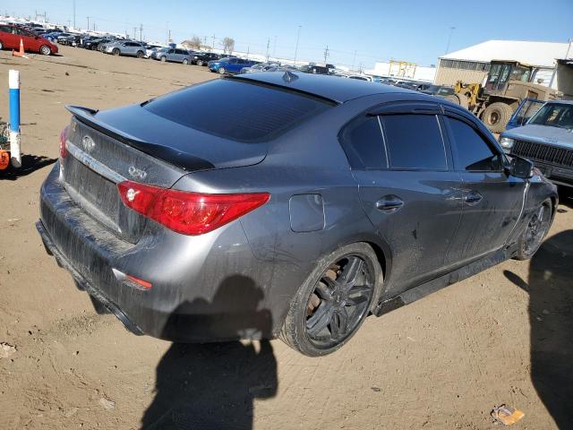 JN1BV7AR1FM421830 - 2015 INFINITI Q50 BASE CHARCOAL photo 3