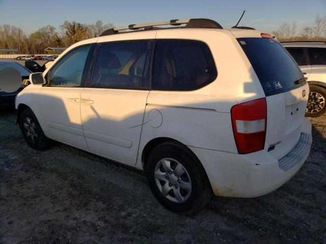 KNDMB133X86231469 - 2008 KIA SEDONA WHITE photo 2