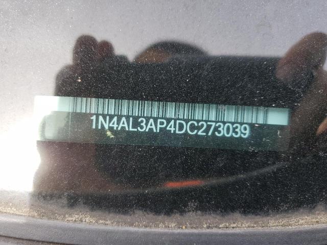 1N4AL3AP4DC273039 - 2013 NISSAN ALTIMA 2.5 WHITE photo 12