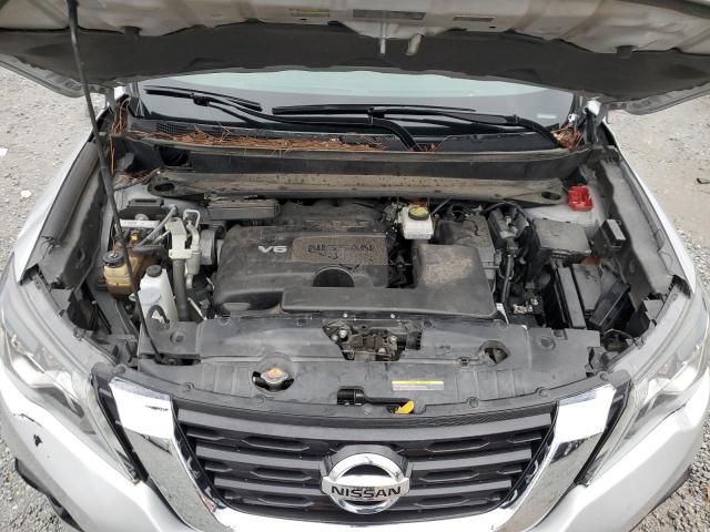 5N1DR2MN3KC636577 - 2019 NISSAN PATHFINDER S SILVER photo 12