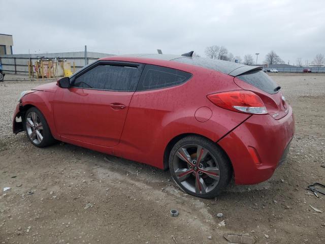 KMHTC6AD5GU281025 - 2016 HYUNDAI VELOSTER RED photo 2