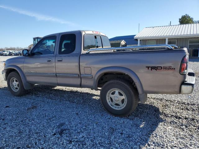 5TBBT4813YS096888 - 2000 TOYOTA TUNDRA ACCESS CAB LIMITED GRAY photo 2