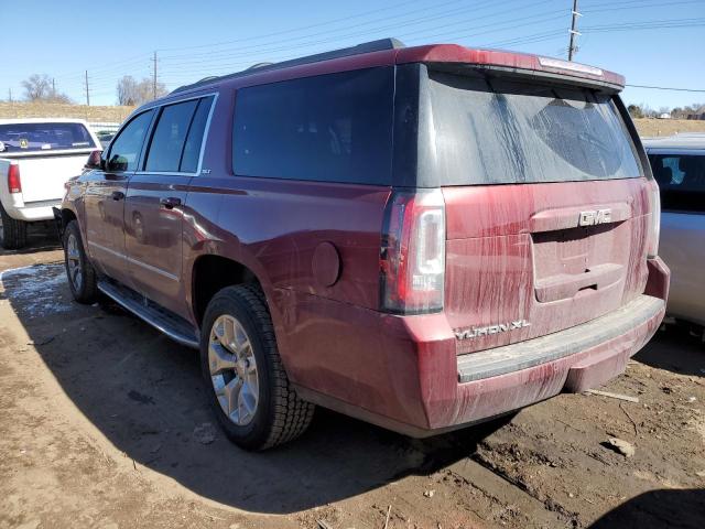 1GKS2GKC8HR200350 - 2017 GMC YUKON XL K1500 SLT RED photo 2