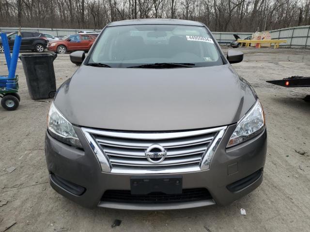 3N1AB7AP6FL685803 - 2015 NISSAN SENTRA S GRAY photo 5