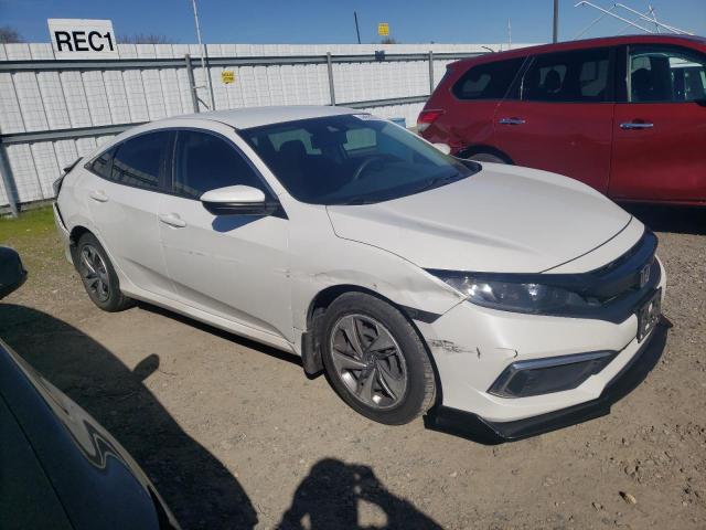 2HGFC2F67MH541235 - 2021 HONDA CIVIC LX WHITE photo 4