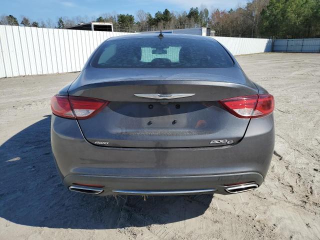 1C3CCCEG2FN583456 - 2015 CHRYSLER 200 C GRAY photo 6