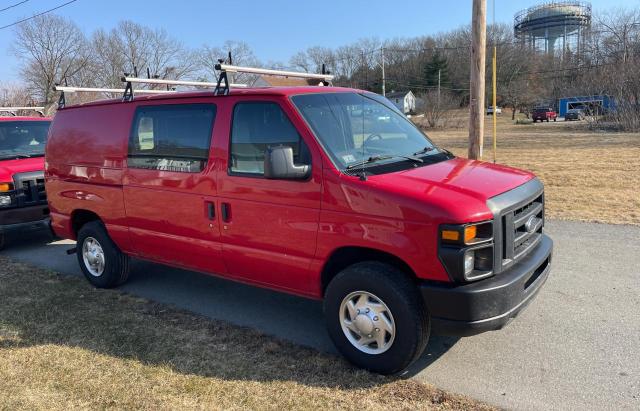 1FTNE2EW2DDB14001 - 2013 FORD ECONOLINE E250 VAN RED photo 1