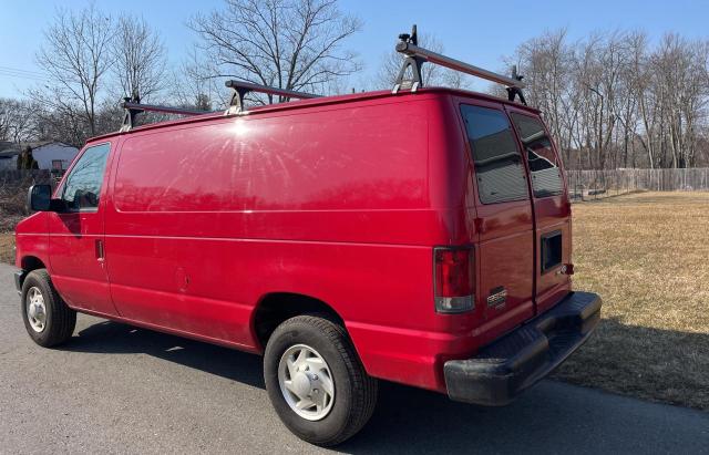 1FTNE2EW2DDB14001 - 2013 FORD ECONOLINE E250 VAN RED photo 3