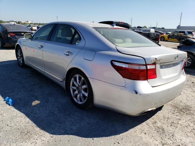 JTHGL46F785027766 - 2008 LEXUS LS 460L SILVER photo 2