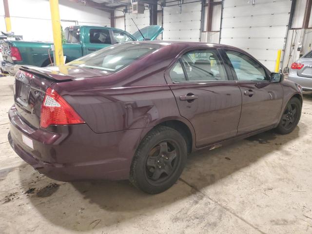 3FAHP0HA8BR136946 - 2011 FORD FUSION SE MAROON photo 3