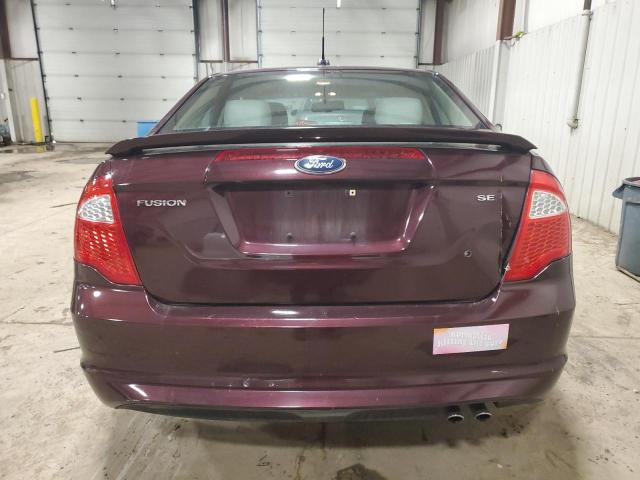 3FAHP0HA8BR136946 - 2011 FORD FUSION SE MAROON photo 6