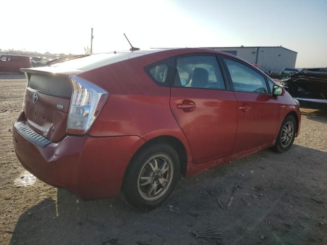 JTDKN3DU6A1026297 - 2010 TOYOTA PRIUS RED photo 3