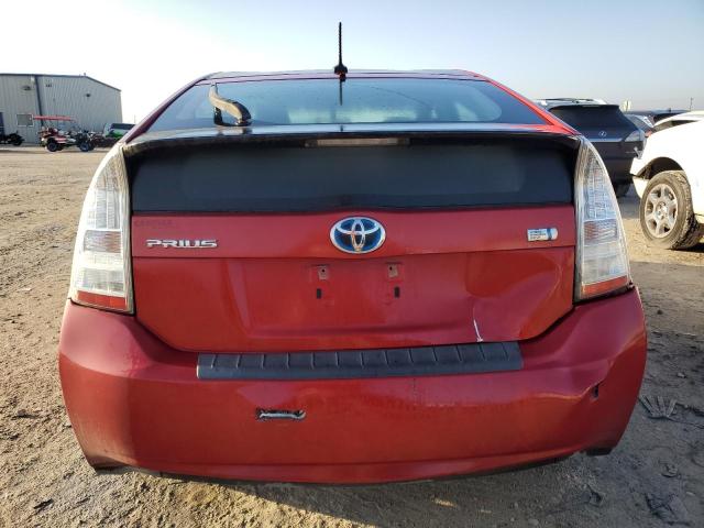 JTDKN3DU6A1026297 - 2010 TOYOTA PRIUS RED photo 6