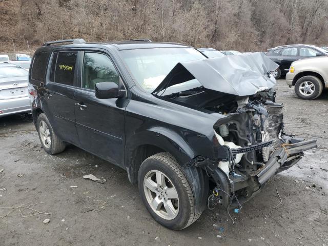 5FNYF4H42AB011570 - 2010 HONDA PILOT EX BLACK photo 4