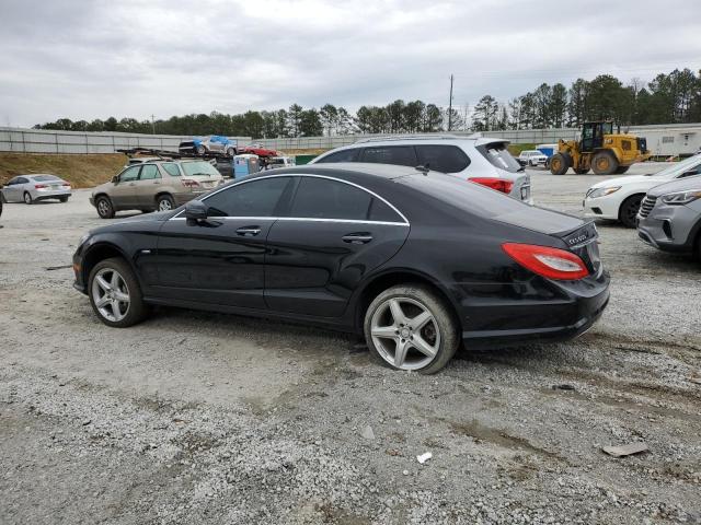 WDDLJ9BB7CA031683 - 2012 MERCEDES-BENZ CLS 550 4MATIC BLACK photo 2