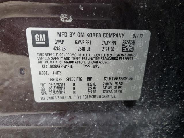 KL4CJBSB9EB541316 - 2014 BUICK ENCORE CONVENIENCE 棕色 照片 13