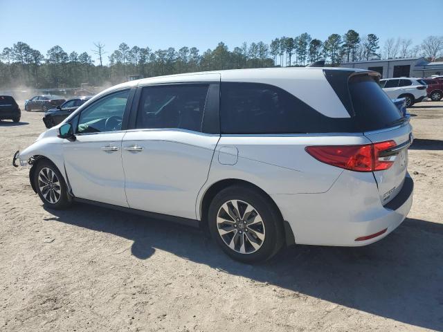 5FNRL6H73MB043256 - 2021 HONDA ODYSSEY EXL WHITE photo 2