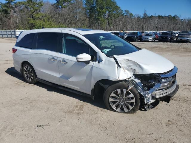 5FNRL6H73MB043256 - 2021 HONDA ODYSSEY EXL WHITE photo 4