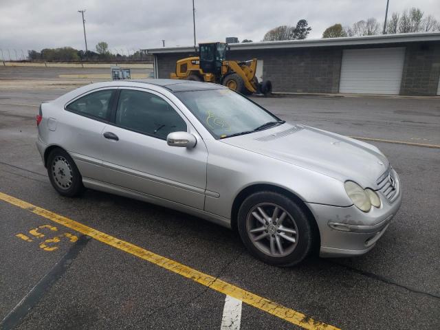 WDBRN47J22A351907 - 2002 MERCEDES-BENZ C 230K SPORT COUPE SILVER photo 4