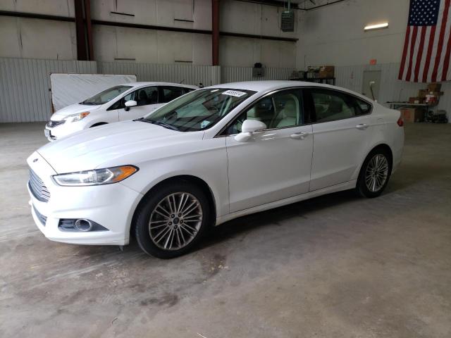 3FA6P0H90ER195829 - 2014 FORD FUSION SE WHITE photo 1