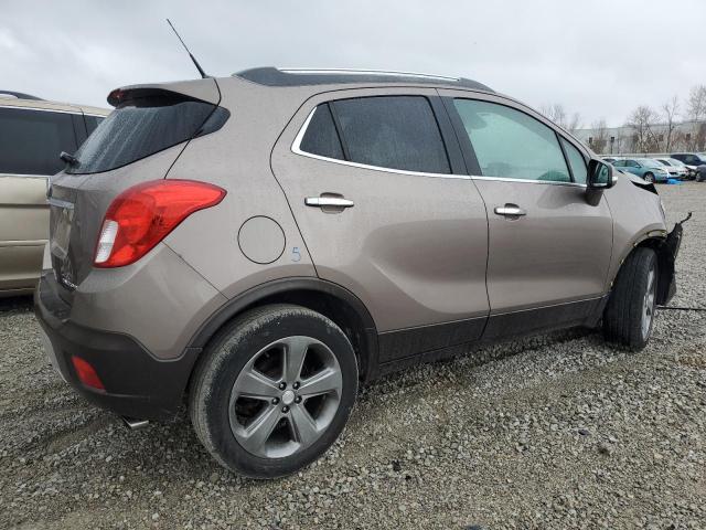 KL4CJASB7EB611261 - 2014 BUICK ENCORE TAN photo 3