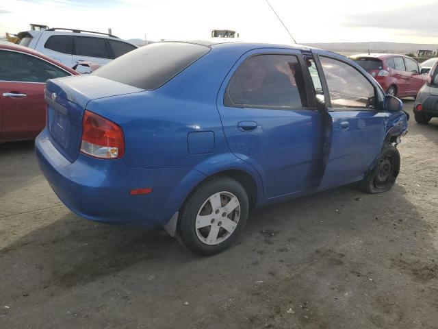 KL1TD56666B649347 - 2006 CHEVROLET AVEO BASE Mavi foto 3