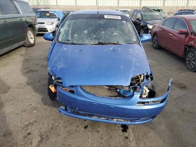KL1TD56666B649347 - 2006 CHEVROLET AVEO BASE Mavi foto 5
